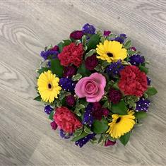 Florist Choice Grave Posy Arrangement